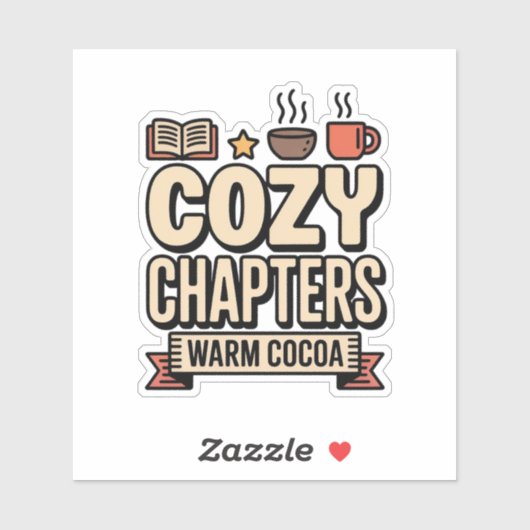 Cozy Chapters Warm Cocoa Holiday Aufkleber (Blatt)