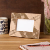Cozy Checked Picture Frame Geätzte Rahmen (Links)