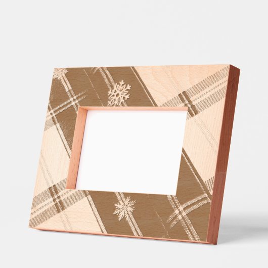 Cozy Checked Picture Frame Geätzte Rahmen (Links)
