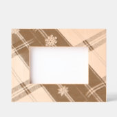 Cozy Checked Picture Frame Geätzte Rahmen (Vorderseite)