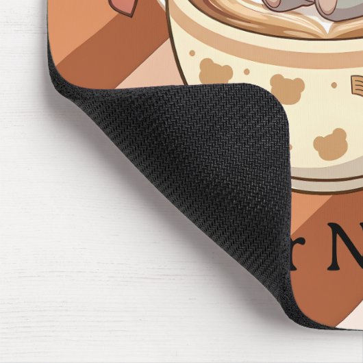 Cozy Chibi Koala Workspace Mouse Pad Mousepad (Ecke)