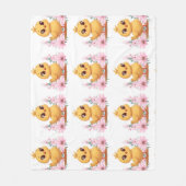 Cozy Chick Fleece Blanket (Vorderseite)