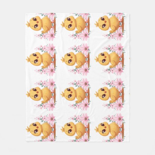 Cozy Chick Fleece Blanket (Vorderseite)