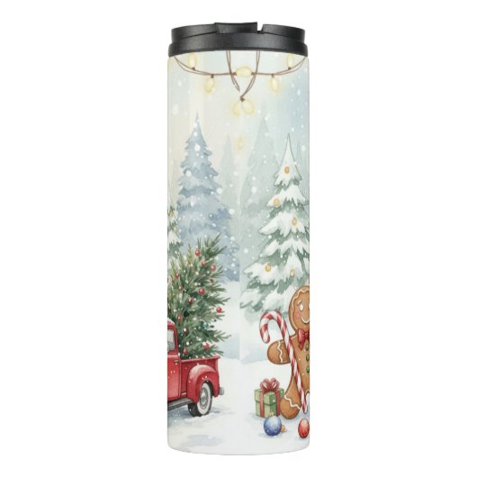 Cozy Christmas Baking and Movie Day Thermosbecher (Rückseite)