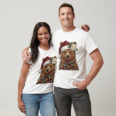 Cozy Christmas Bear | Warm Lights & Winter Magic T-Shirt (Unisex)