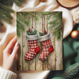 Cozy Christmas bells rice paper red green holiday Seidenpapier