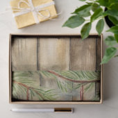 Cozy Christmas bells rice paper red green holiday Seidenpapier (Geschenk)