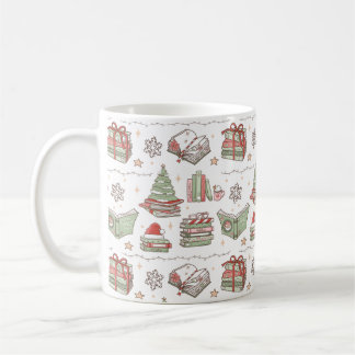 Cozy Christmas Book Lover Kaffeetasse