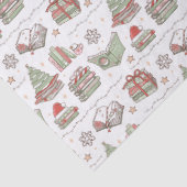 Cozy Christmas Book Lover Seidenpapier (Detail)