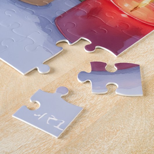 Cozy Christmas Bouvier des Flandres Art Puzzle (Seite)