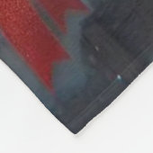 Cozy Christmas Cabin Winter Wonderland Fleecedecke (Ecke)