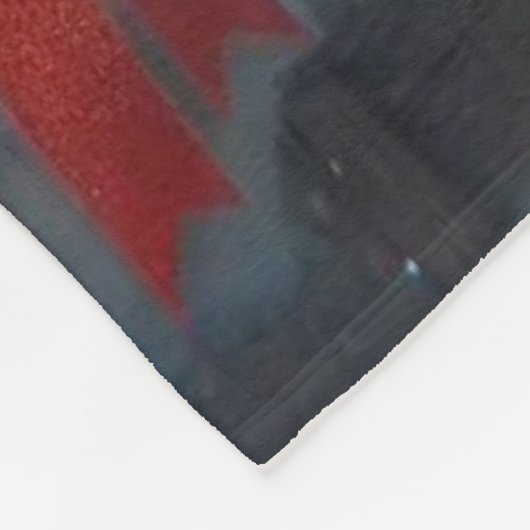 Cozy Christmas Cabin Winter Wonderland Fleecedecke (Ecke)