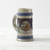 Cozy Christmas Cheers Bierglas (Vorderseite Links)