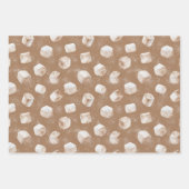 Cozy Christmas Cocoa Plaid Marshmallow Gingerbread Geschenkpapier Set (Vorderseite 2)