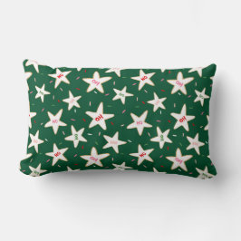 Cozy Christmas Cookie Pattern Lendenkissen