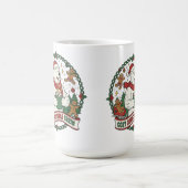 Cozy Christmas Crew – Cute Polar Bear & Gingerbrea Kaffeetasse (Mittel)