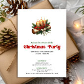 Cozy Christmas Decoration Invite Custom Name Einladung