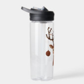 Cozy Christmas Deer with Ornaments and Lights Trinkflasche (Rechts)