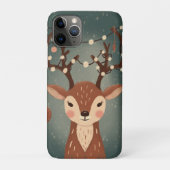 Cozy Christmas Deer with Ornaments and LPhone Case (Rückseite)