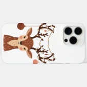 Cozy Christmas Deer with Ornaments and LPhone Case (Rückseite (Horizontal))