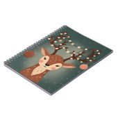 Cozy Christmas Deer with Ornaments and LPhone Case Notizblock (Linke Seite)
