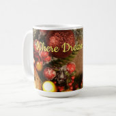 Cozy Christmas Dreams Mug | Holiday Ceramic Mug Kaffeetasse (Vorderseite Links)