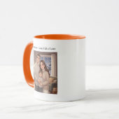 Cozy Christmas Family Mug – Holiday Gift Illustrat Tasse (Vorderseite Links)