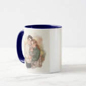 Cozy Christmas Family Mug – Personalized Holiday G Tasse (Vorderseite Links)