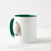 Cozy Christmas Family Mug – Personalized Holiday  Tasse (Vorderseite Links)