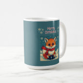 Cozy Christmas Fox Mug Kaffeetasse (VorderseiteRechts)