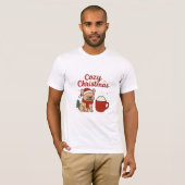 Cozy Christmas French Bulldog – Cute Holiday Dog & T-Shirt (Vorne ganz)