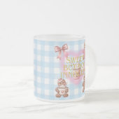 Cozy Christmas Gingerbread Coquette – Swee Mattglastasse (VorderseiteRechts)