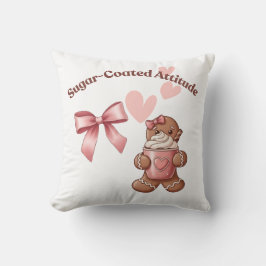 Cozy Christmas Gingerbread Coquette Sweet Kissen
