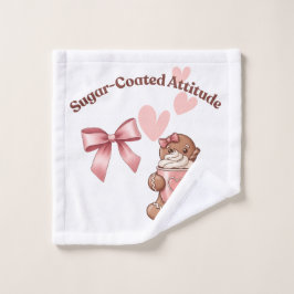 Cozy Christmas Gingerbread Coquette Sweet Waschlappen