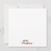 Cozy Christmas Gnome Art – Festive Holiday Einladung (Rückseite)