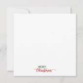 Cozy Christmas Gnome Art – Festive Holiday Einladung (Rückseite)