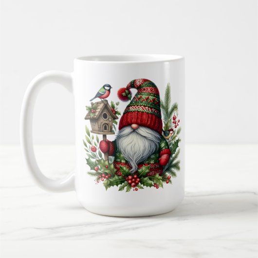 Cozy Christmas Gnome Art – Festive Holiday Kaffeetasse (Links)