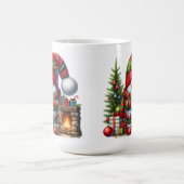Cozy Christmas Gnome Art – Festive Holiday Kaffeetasse (Mittel)