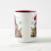 Cozy Christmas Gnome Art – Festive Holiday Tasse (Zentrum)