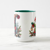 Cozy Christmas Gnome Art – Festive Holiday Tasse (Zentrum)