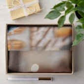 Cozy Christmas Gnome with Gingerbread House Seidenpapier (Geschenk)