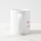 Cozy Christmas Love Mug Jumbo-Tasse (Rückseite)