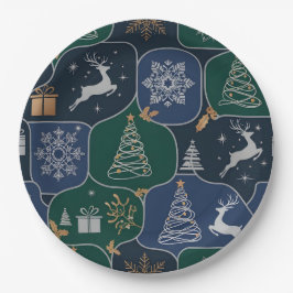 Cozy Christmas Magic Pappteller