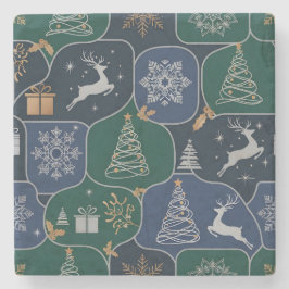 Cozy Christmas Magic Steinuntersetzer