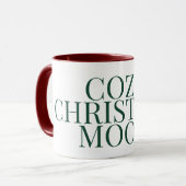 Cozy Christmas Mood, Aesthetic Coffee Mug Tasse (Vorderseite Links)