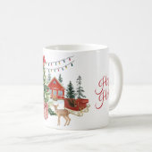 Cozy Christmas Morning Mug – Festive Holiday Coffe Kaffeetasse (VorderseiteRechts)