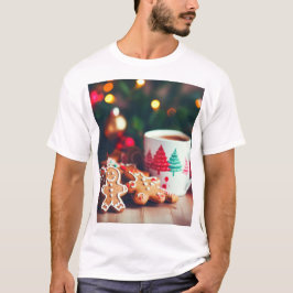 Cozy Christmas Mug & Cookies – Holiday Comfort Des T-Shirt