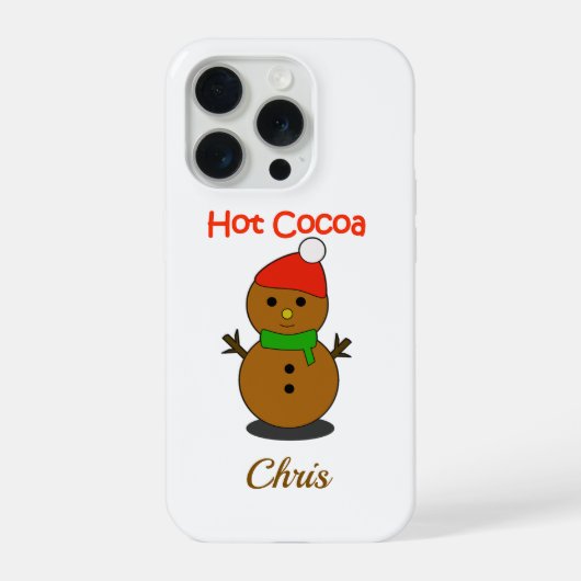 Cozy Christmas Mug – Hot Cocoa Holiday Gift iPhone Hülle (Rückseite)