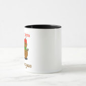 Cozy Christmas Mug – Hot Cocoa Holiday Gift  Tasse (Zentrum)