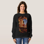 Cozy Christmas Nutcracker Toy Workshop Sweatshirt (Vorne ganz)